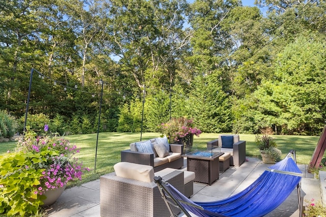 view of patio / terrace with outdoor lounge area