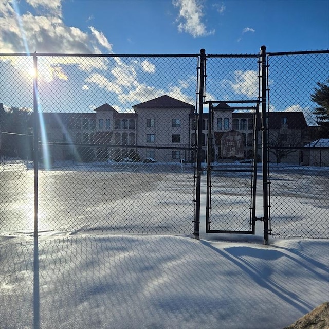 view of sport court