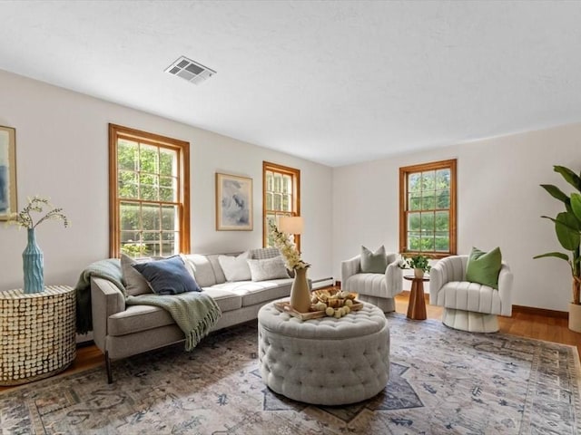 769 Edgell Rd, Framingham, MA 01701 - living room with healthy amount of natural light, wood finished floors, and a baseboard heating unit
