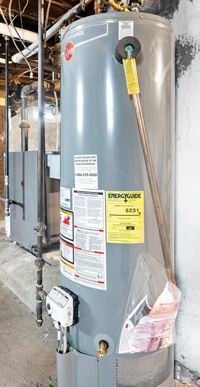 utilities with gas water heater