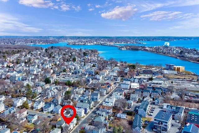 28 Mason, Salem, MA 01970 - drone / aerial view of a large body of water and a notable bridge