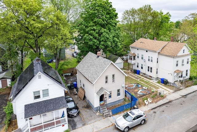 42 Queen St, Springfield, MA 01109 - view from above of property