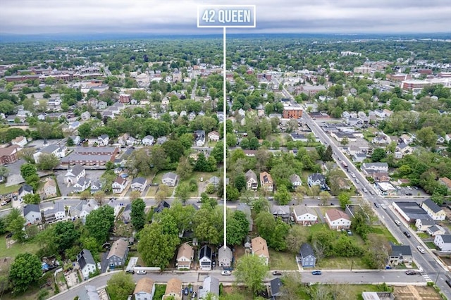 42 Queen St, Springfield, MA 01109 - aerial view of property's location with nearby suburban area