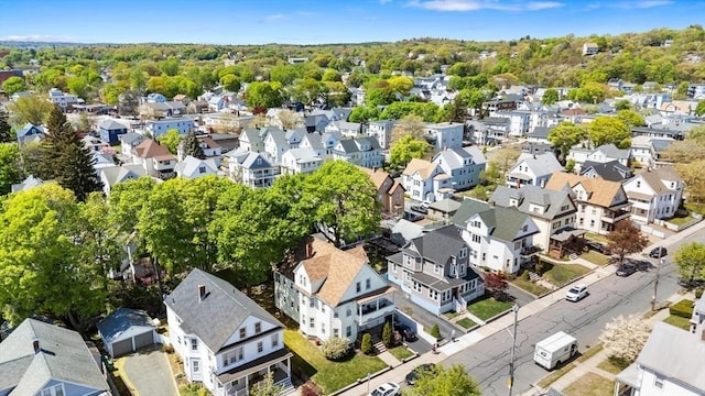 124 Grant Ave, Medford, MA 02155 - aerial perspective of suburban area