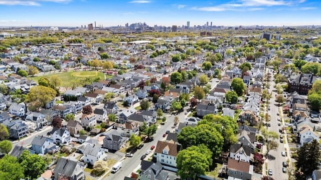 124 Grant Ave, Medford, MA 02155 - aerial view of property's location featuring nearby suburban area