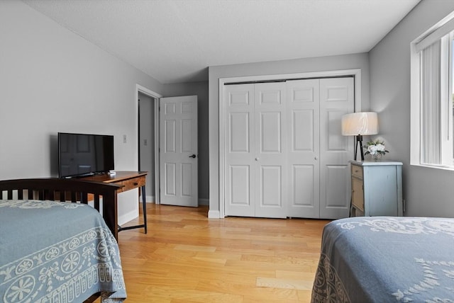 181 Littleton Rd Unit 333, Chelmsford, MA 01824 - bedroom with light wood-style floors and a closet