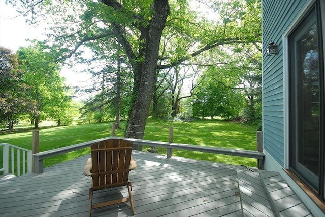1074 Concord Rd, Sudbury, MA 01776 - wooden terrace featuring a yard