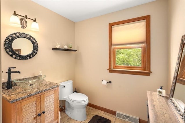 16 Blueberry Way, Webster, MA 01570 - half bath with vanity and tile patterned floors