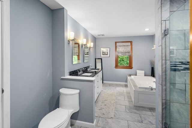 16 Blueberry Way, Webster, MA 01570 - bathroom featuring vanity, a bath, and a shower stall