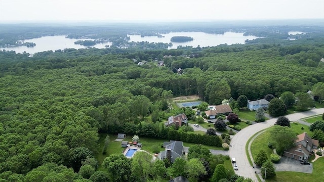16 Blueberry Way, Webster, MA 01570 - aerial overview of property's location featuring a large body of water