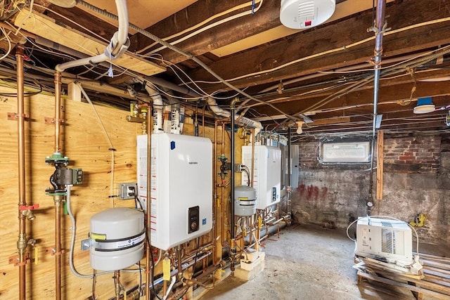 31 Hunting St, Cambridge, MA 02141 - unfinished below grade area with water heater