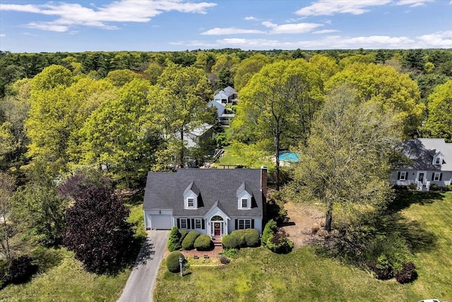 72 Rosemary Ln, Barnstable, MA 02632 - view from above of property with a forest