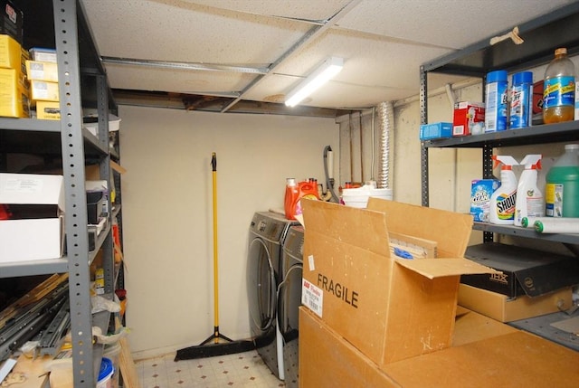 238 Brown Bear Xing Unit 238, Acton, MA 01720 - storage room featuring washer and clothes dryer