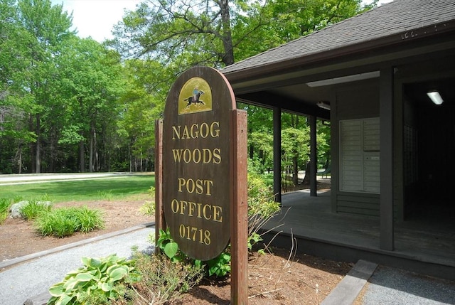 238 Brown Bear Xing Unit 238, Acton, MA 01720 - exterior view of a shingled roof and mail area