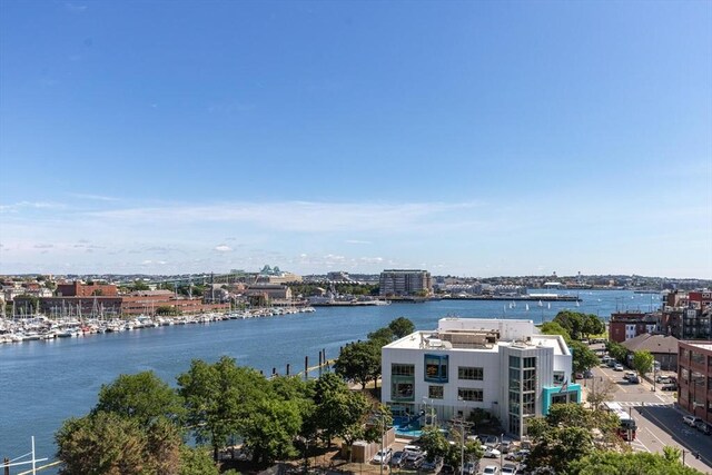 234 Causeway St Apt 709, Boston, MA 02114 - property view of water featuring a city view
