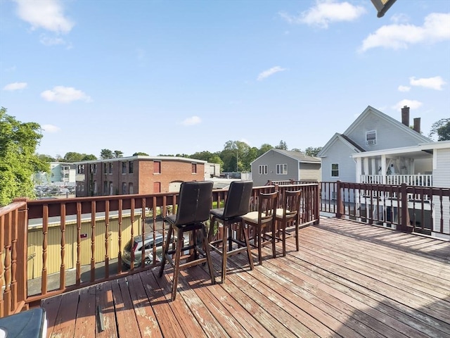 16 Willoughby St, Lawrence, MA 01841 - deck featuring a residential view
