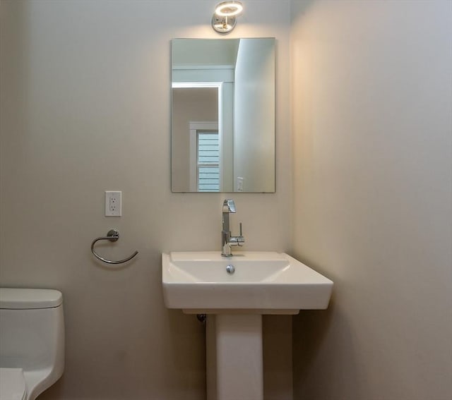 bathroom with toilet