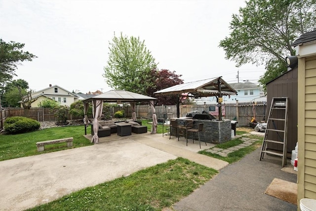 17 Lantern Rd, Revere, MA 02151 - view of patio / terrace with a gazebo and an outdoor living space