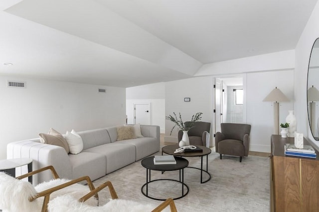 224 Auburn St Unit F, Newton, MA 02466 - living room with baseboards and light wood-style floors