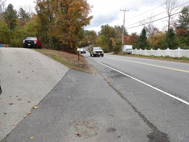 view of road