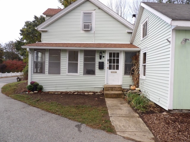 view of bungalow