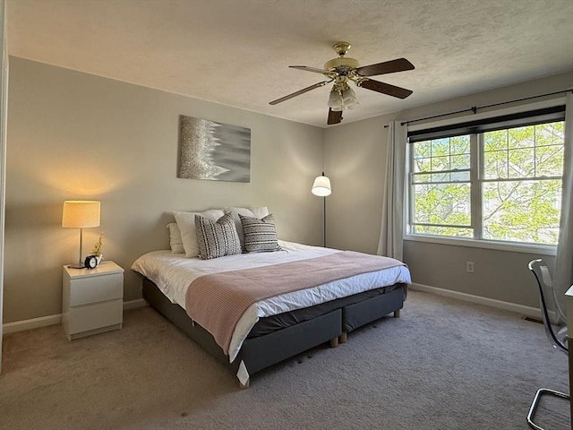 5 Samantha Way Unit 5, Acton, MA 01720 - bedroom featuring baseboards, light colored carpet, and ceiling fan
