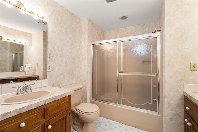 18 Juniper Ln, Framingham, MA 01701 - full bath with vanity and shower / bath combination with glass door