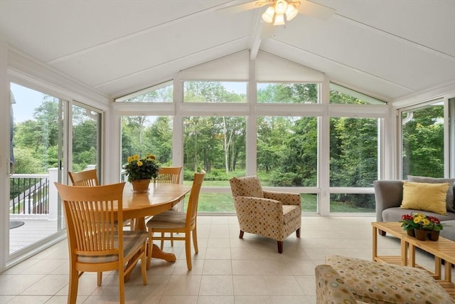 18 Juniper Ln, Framingham, MA 01701 - sunroom with healthy amount of natural light, tile patterned flooring, and view of scattered trees