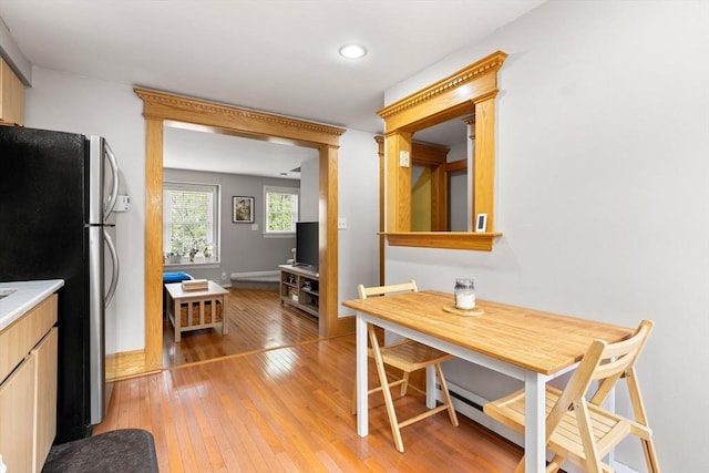 21 Fallon Ct Unit 21, Quincy, MA 02169 - dining space featuring light wood-style floors and recessed lighting