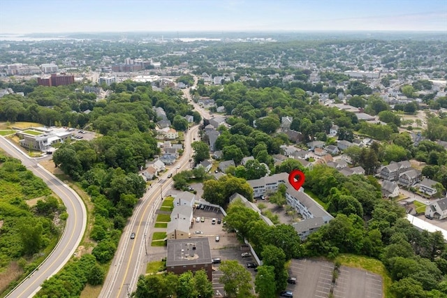 21 Fallon Ct Unit 21, Quincy, MA 02169 - aerial view of a main thoroughfare and a tree filled landscape