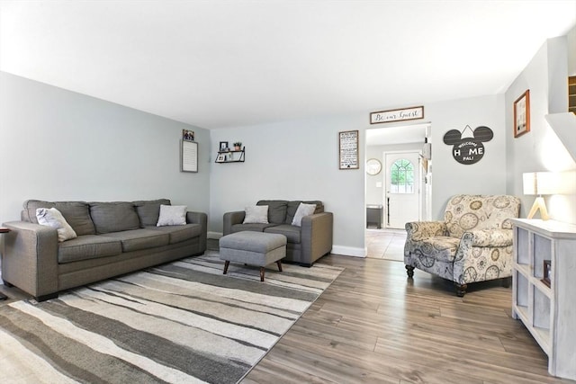 78 Yorktown Ct Unit 78, Chicopee, MA 01020 - living room with wood finished floors and baseboards