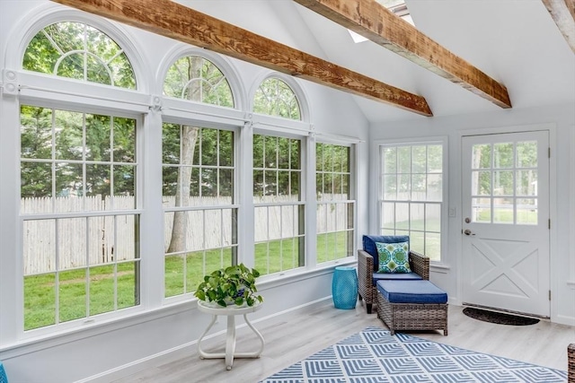 24 Emerald Ln, Falmouth, MA 02536 - sunroom / solarium with wood finished floors and baseboards