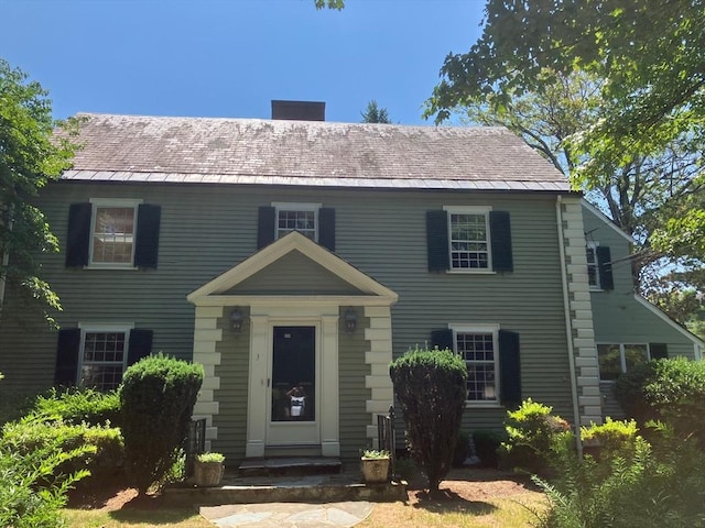 view of colonial inspired home