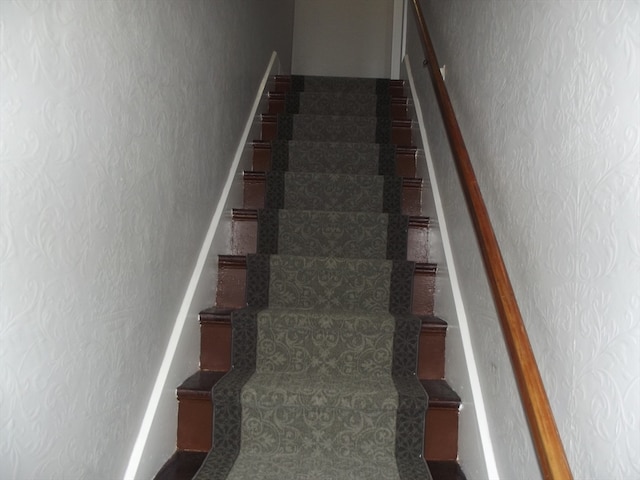 view of stairs