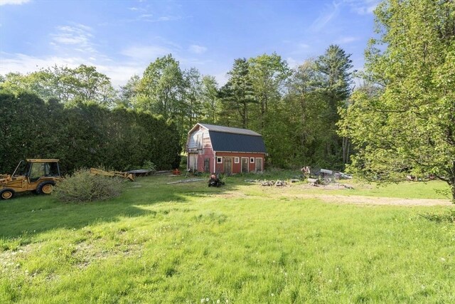 230 W St, Paxton, MA 01612 - view of grassy yard featuring an outbuilding