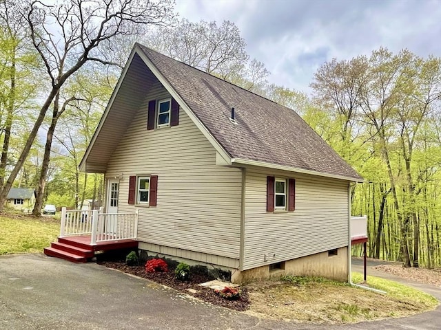 196 Munn Rd, Monson, MA 01057 - view of side of property with roof with shingles