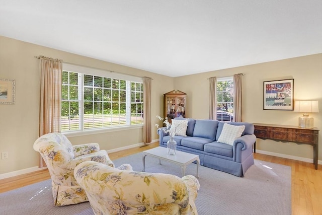 24 Heritage Cir E, Longmeadow, MA 01028 - living room featuring wood finished floors and baseboards