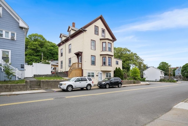 81-83 Walnut St, Lynn, MA 01905 - multi unit property with a chimney and stairway