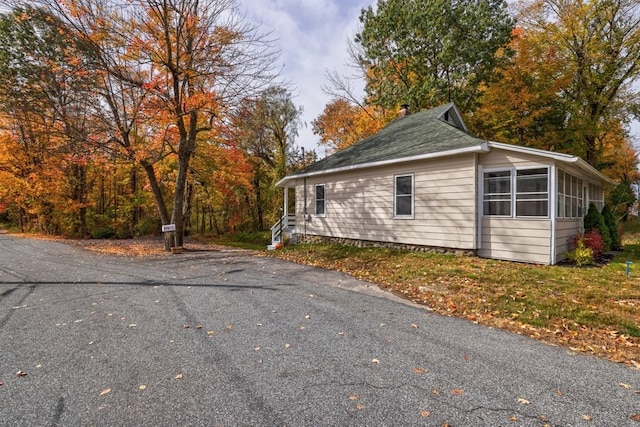 view of property exterior