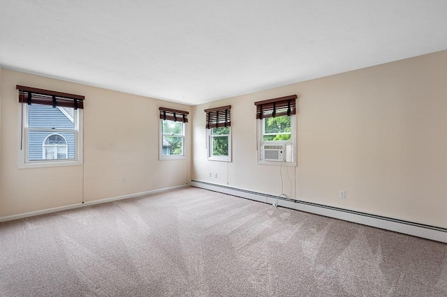 14 Midgley Ln, Worcester, MA 01604 - carpeted empty room with baseboard heating and cooling unit
