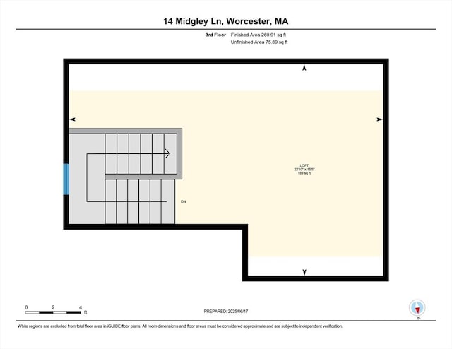 14 Midgley Ln, Worcester, MA 01604 - view of room layout