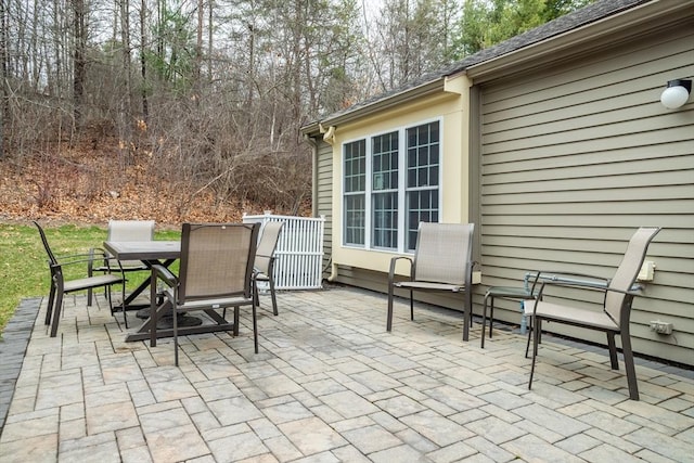 view of patio / terrace with outdoor dining area
