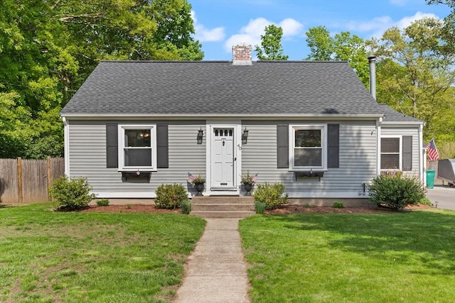 40 George St, Attleboro, MA 02703 - new england style home featuring a chimney and a shingled roof