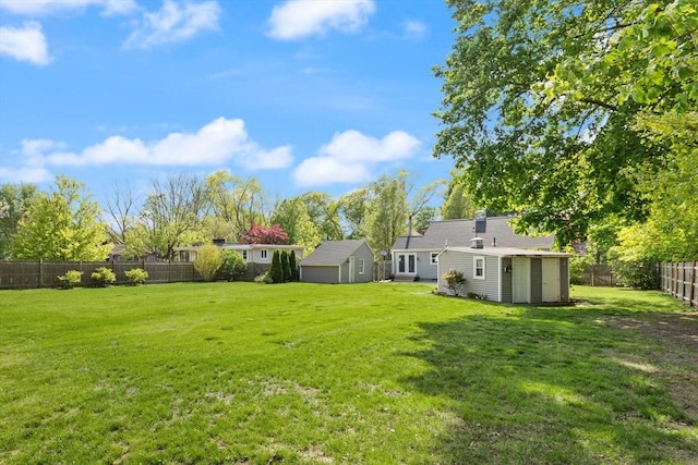 40 George St, Attleboro, MA 02703 - view of yard featuring an outdoor structure and a shed