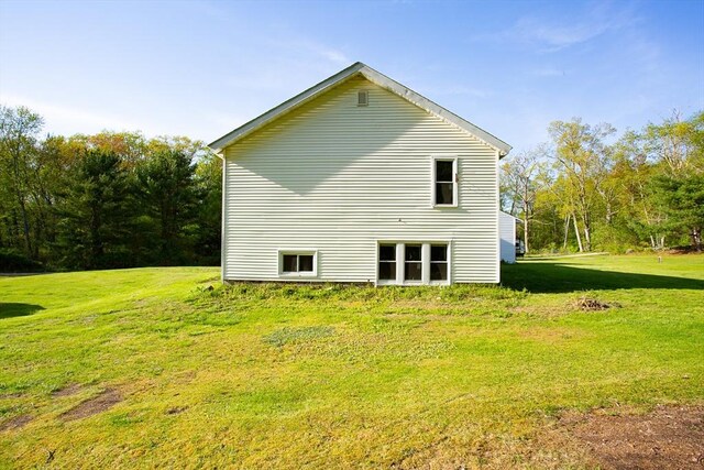 76 Kennedy Rd, West Brookfield, MA 01585 - rear view of house with a lawn