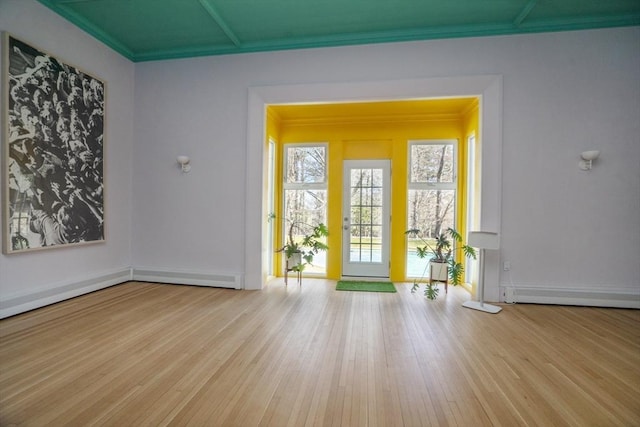 15 Estes, Amesbury, MA 01913 - interior space with french doors and baseboard heating