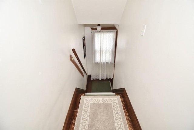 view of stairs