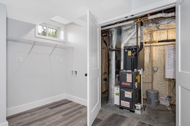 utilities featuring heating unit