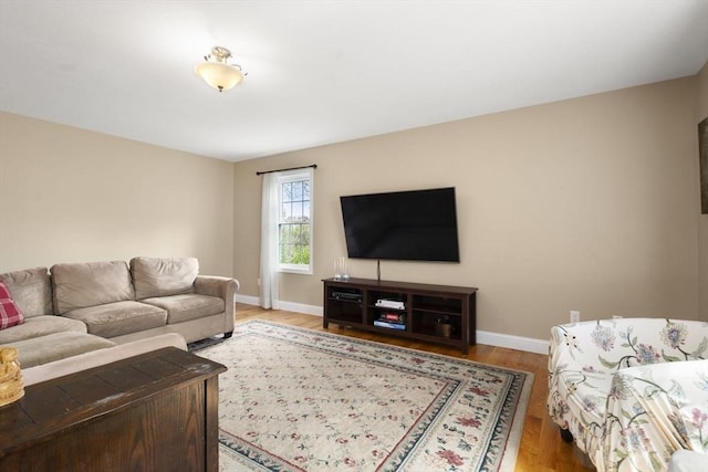161 Bear Hole Rd, West Springfield, MA 01089 - living area featuring baseboards and light wood finished floors