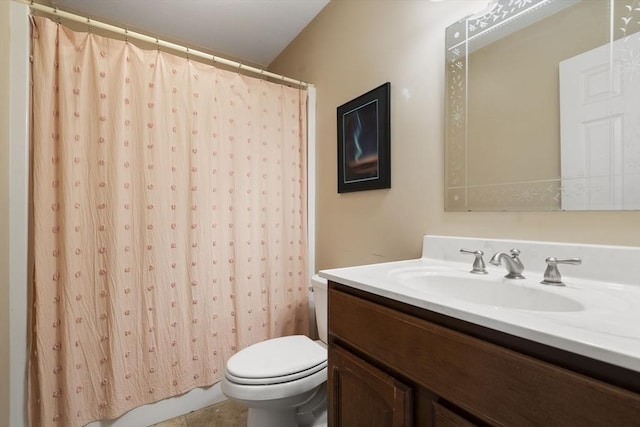 161 Bear Hole Rd, West Springfield, MA 01089 - bathroom featuring vanity, a shower with curtain, and toilet